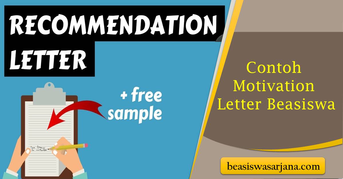 motivation letter beasiswa pdf