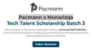 Buka Program Tech Talent Scholarship Batch 3, Pacmann x Monarizqa Siapkan Beasiswa Senilai Rp 177 juta, Ini Syarat dan Cara Daftarannya