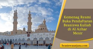 Kemenag Resmi Buka Pendaftaran Beasiswa Kuliah di Al Azhar Mesir